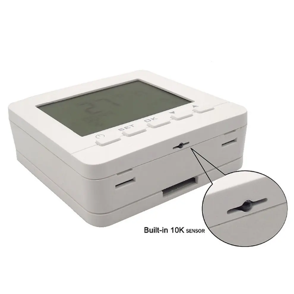

Wireless Gas Boiler Thermostat Rf Control 5A Wall-Hung Boiler Heating Thermostat Aaa Batteries Powered Thermostat