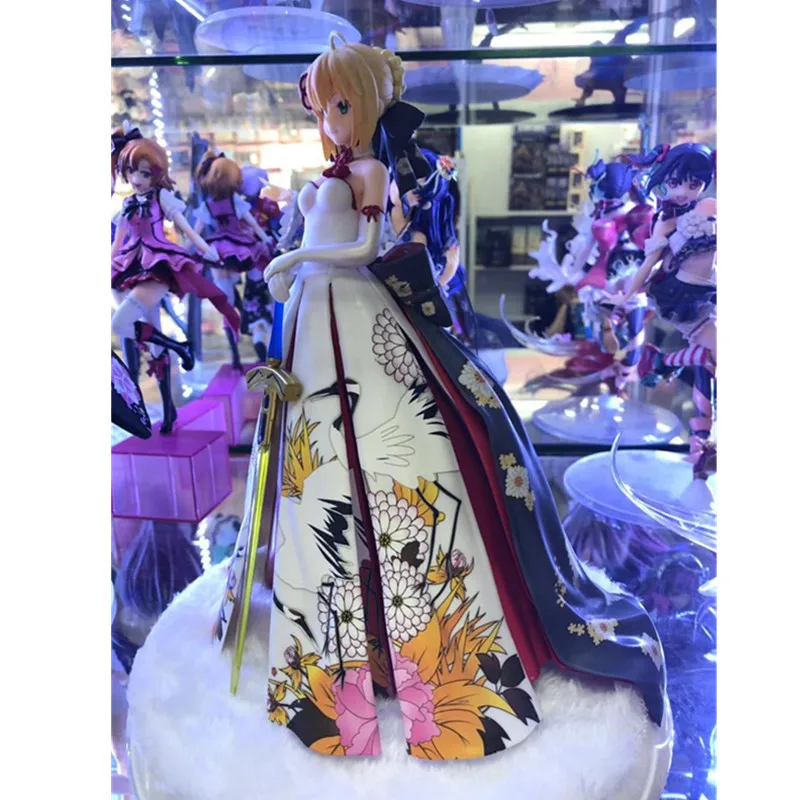 26 см аниме Fgo Fate/Grand Order меч кимоно журавли костюм меч GK статуя ПВХ фигурка Коллекция Модель игрушки M3558