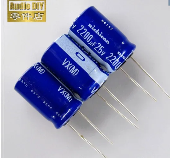 50pcs/lot Original Nichicon VX series 85C fever audio filter aluminum electrolytic capacitor free shipping