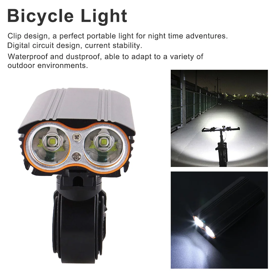 Top Bike Light Front Headlight Battery Leds Bicycle Light Cycling Lamp Lantern Waterproof Flashlight For Bicycle 2