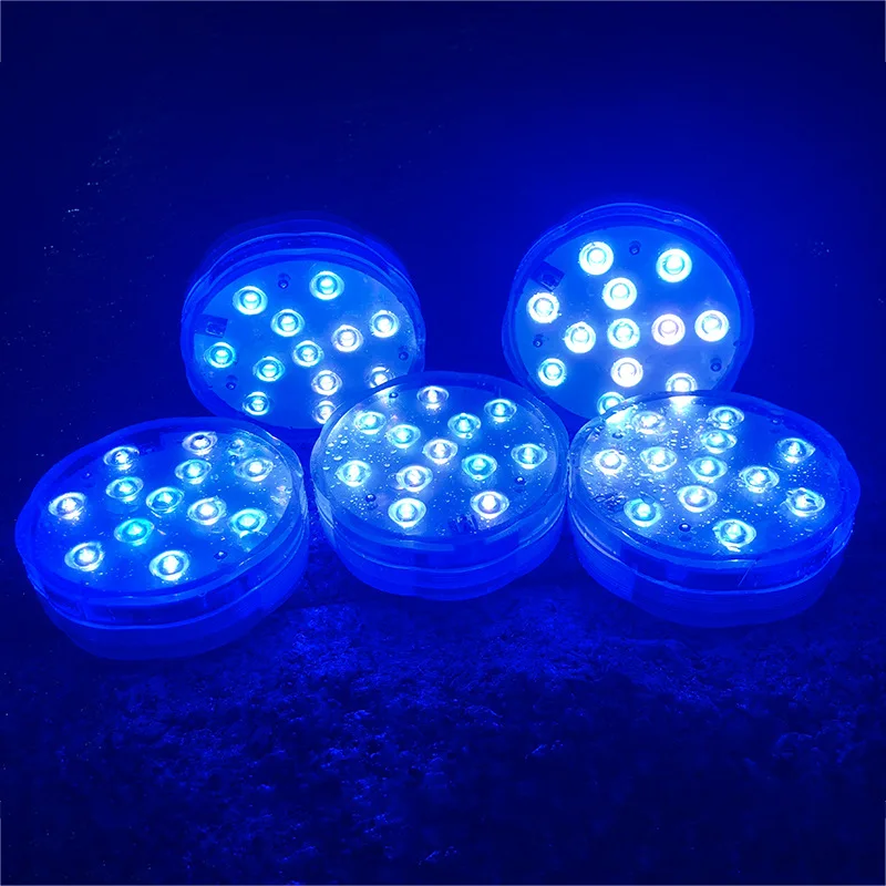 

Hookah Lamp Aquarium Decoration Remote Control Timing Large Plum Blossom Coin Waterproof Fish Tank Wholesale LED Floating Knob L