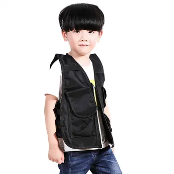 

Children Tactical Vest Camping Training CS Game Field Outdoor Protective Multi Pocket Shooting Hunting Nylon Cloth Sports