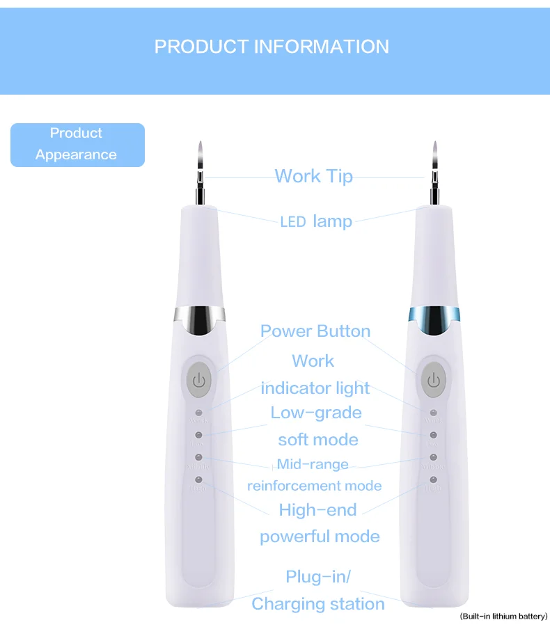 Plug in style Vibrition sonic Стоматологический Скейлер настоящий Ультра звуковой стоматологический камень для удаления бытовой Интеллектуальный портативный стоматологический очиститель