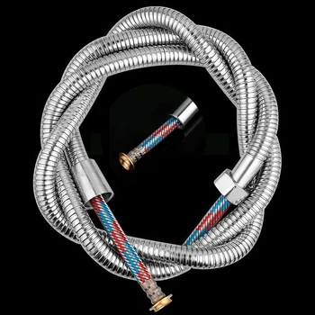 

Stainless Steel Hose Shower Head High Pressure Chrome Plating Extension