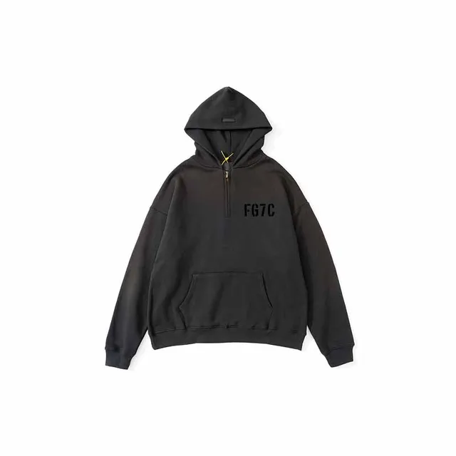 FG7C Essentials 7th Collection Half zipper Hoodie 1