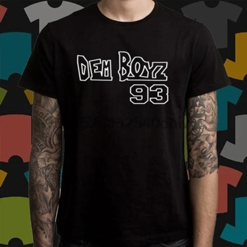 Модная мужская футболка Dem Boyz 93 в стиле хип хоп с логотипом авангардный Топ