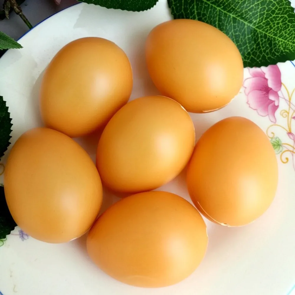 Новинка 10 шт. курица птицы моделирование деревянные искусственные яйца курица утиные, гусиные люки инкубационная картина "Дом" игрушка - Цвет: 1