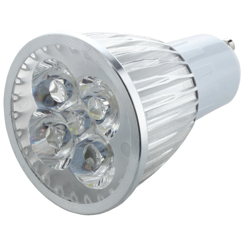 Promotion! GU10 5 Led white light 5W 450LM 100-240V 6000K bulb lamp light