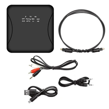 

2 in 1 Wireless Bluetooth 5.0 Transmitter Receiver APTX HD Wireless o Adapter for TV 3.5mm SPDIF Optical Fiber