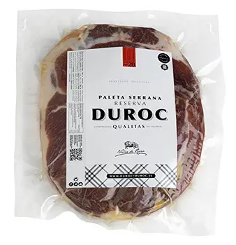 

Serrano Qualitas - Serrano Schinken Reserva Entbeint Poliert (Vorderschinken) 2-2.5 Kg, Spanischer Schinken