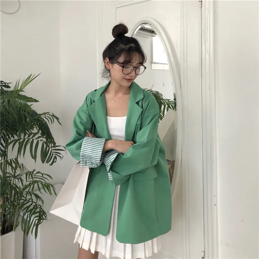 

Korean-style New Style Small Suit Coat Women's Tennis Red New Style JK Suit Casual Loose-Fit Jacket