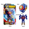 Light Digital Children Watches Boys Cartoon Robot Transformation Wristwatch Toy Mecha Robot Electronic Clock 5