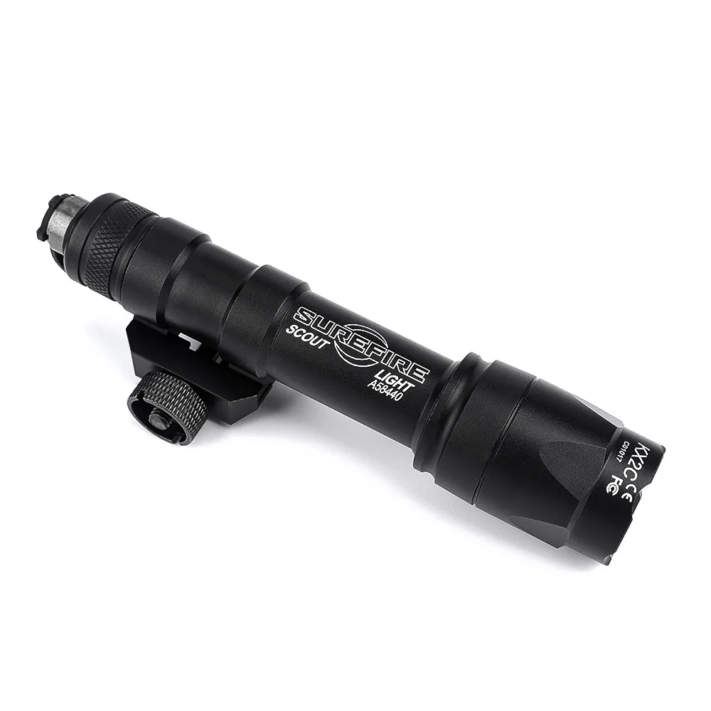 Lanterna com Softair Wadsn Airsoft Surefir Arma Tocha Scout Luz Led 340 Lúmen Tático Rifle Dupla Função Interruptor M600c 5 Wadsn airsoft surefir m600c arma tocha scout