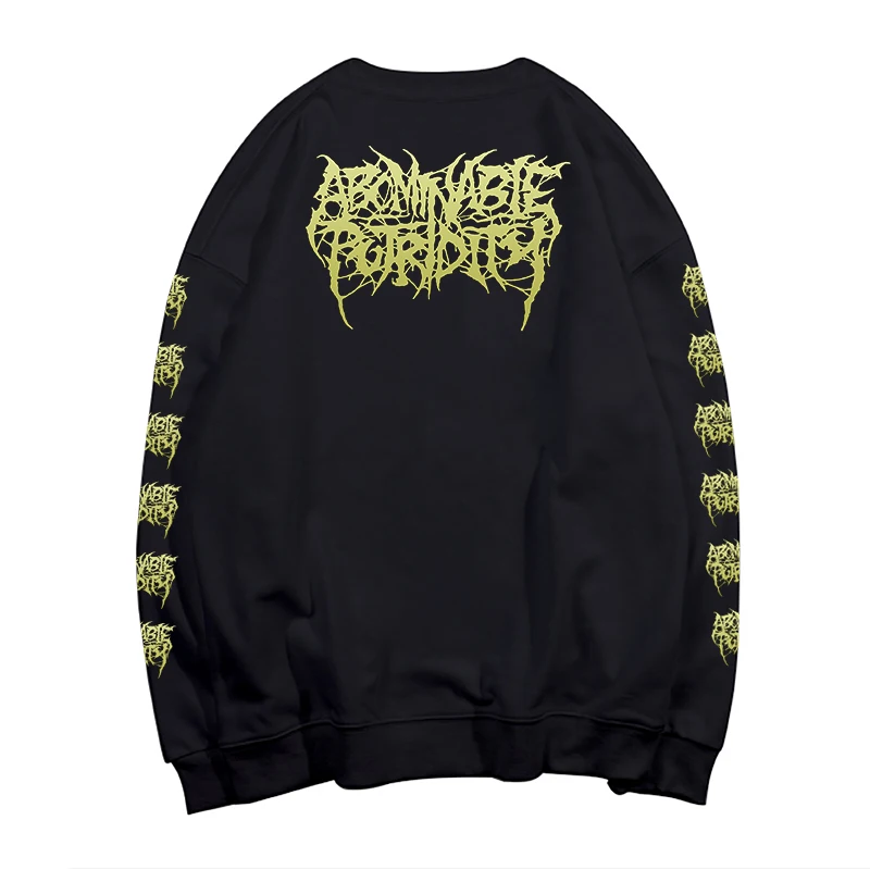 3 дизайна, deathcore Abominable Putridity Pollover, толстовка, рок, толстовка, тяжелый металл, sudadera, рокер, уличная одежда, флисовая верхняя одежда