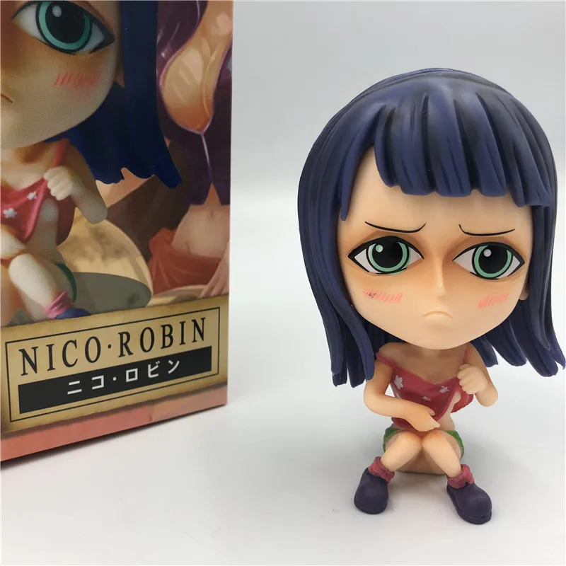 Аниме Один Кусок Робин Милая сексуальная девушка Сидящая Ver. Фигурки из ПВХ OP Luffy