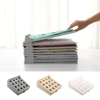 

5pcs Practical Fast Clothes Fold Board Clothes Organization Closet Closet Drawer Folder Organizer Travel Stack Shirt Househ R5C2
