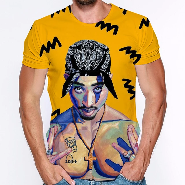 Top Rap Tupac Shakur 2pac T-Shirt Legendary Rapper 3d Printing Men'S And Women'S Fashion Casual Camisetas Hombre Oversized Top 0Tupac9