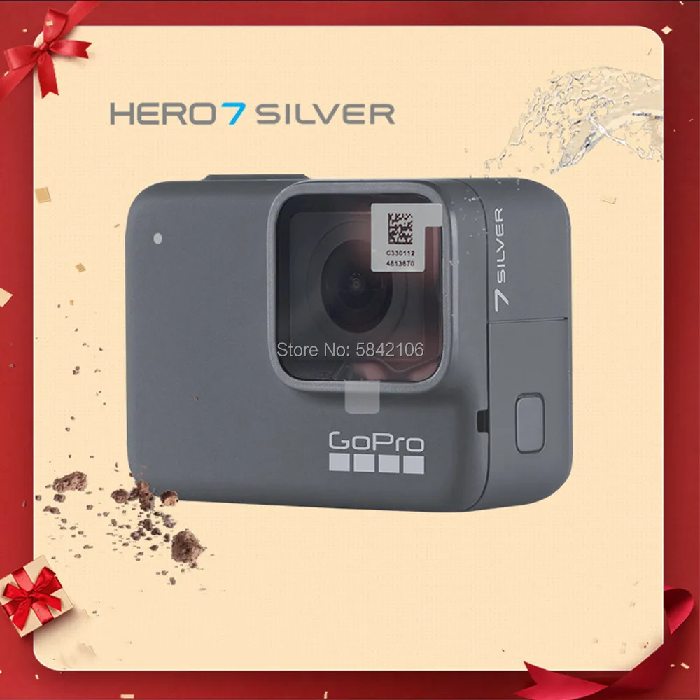 Venta GoPro-Cámara de acción Hero 7, Original, Silver, paquete especial, Go Pro, Hero7, 4K, 30fps, 1080P60 dV5D3Qq3r