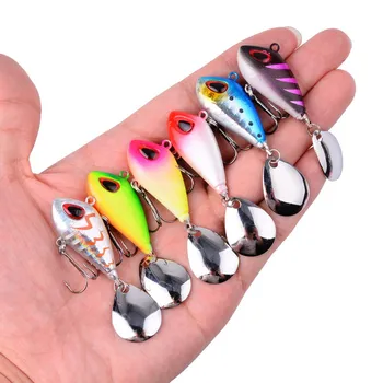 BEST DEAL ❤️ 1pcs Metal Mini VIB With Spoon Fishing Lure 6g10g17g25g 2cm Fishing Tackle Pin Crankbait Vibration Spinner Sinking Bait - discount item 30% OFF Sports & Entertainment