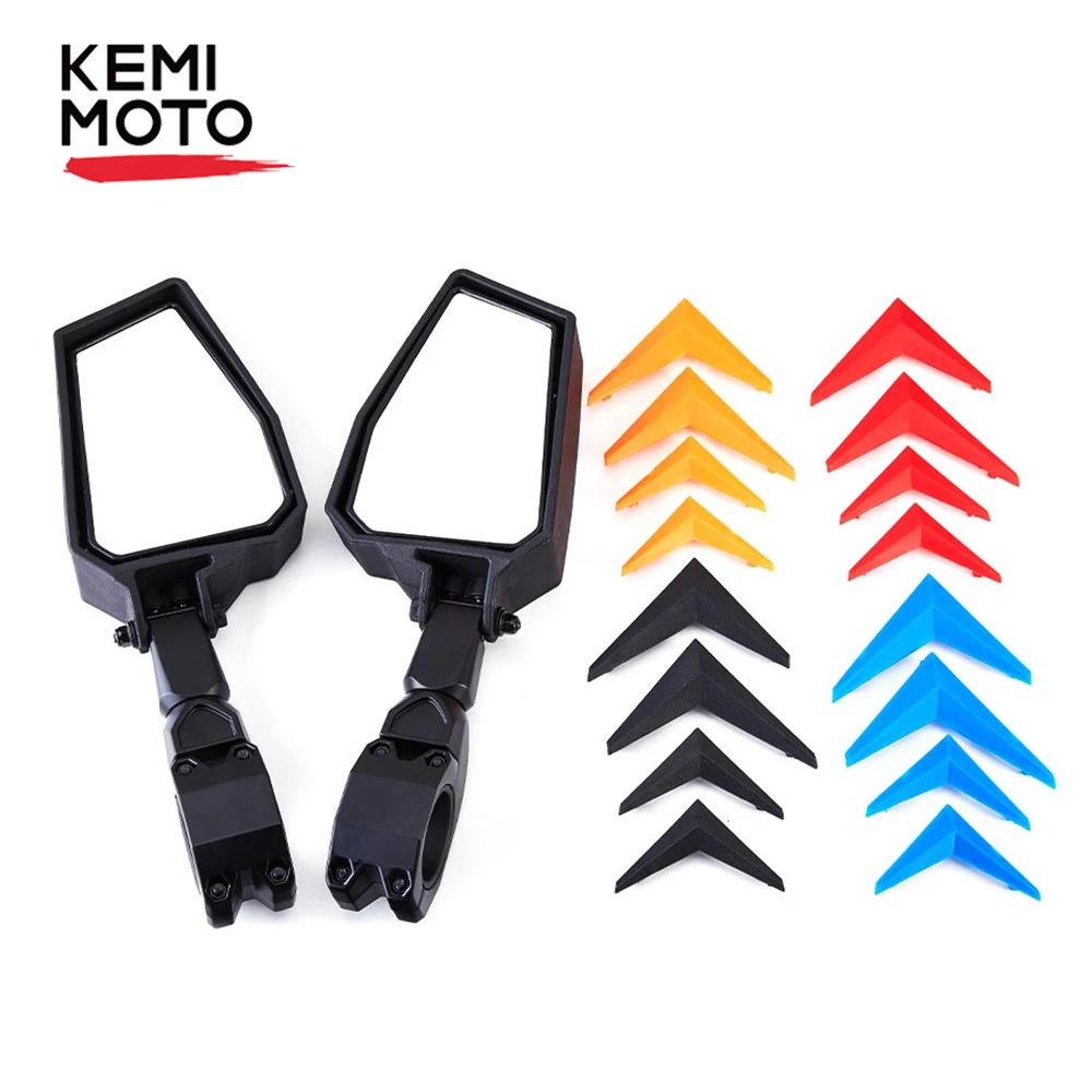 

2020 UTV Rearview Side Mirror 2" For Polaris RZR PRO XP for Can-Am Commander Maverick for Yamaha for Kawasaki for Honda Mirrors