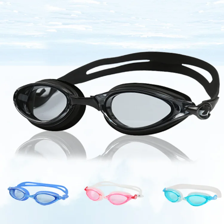 

[Boxed Goggles] Adult Plain Glass Goggles for Both Men And Women High-definition Waterproof Anti-fog Diving Mask Ak735