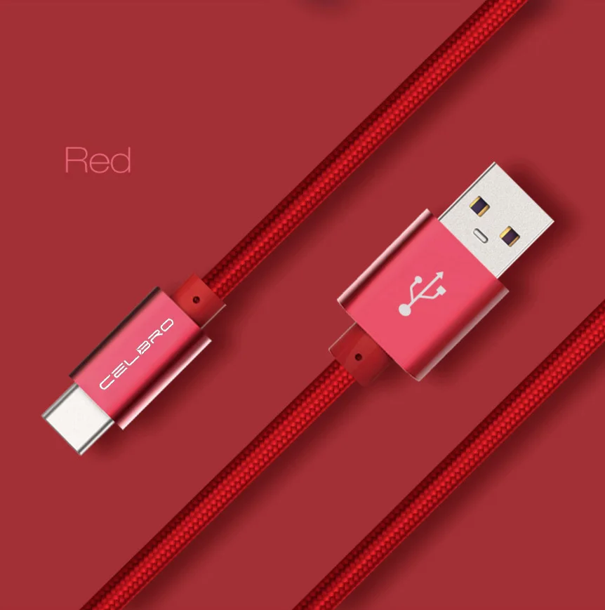 Red Кабель usb type C, супер быстрая зарядка, Usb C, быстрая зарядка, кабель Usbc, Cabos для huawei P30 Pro P20 P10 mate 20 Pro Honor 9x pro 10 - Цвет: Red