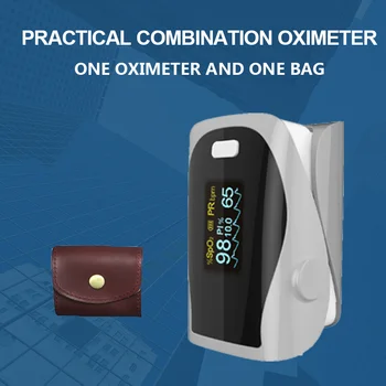 

PRCMISEMED Household Health Monitors Pulse Oximeters Finger Oxygen Fingertip Pulse Oximeter SPO2 Finger Oximetro-gray