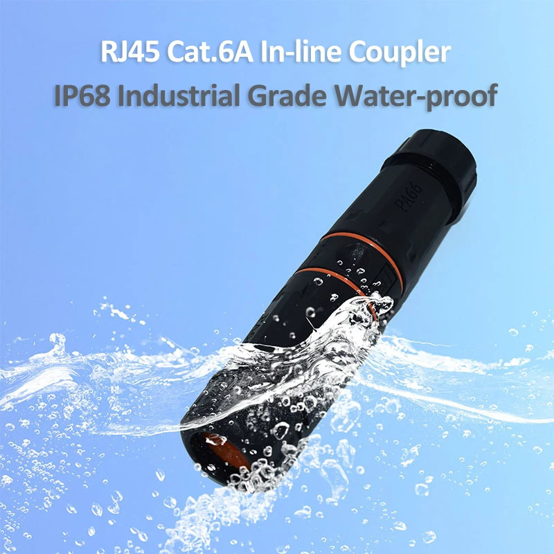 

(Бесплатная доставка) Ethernet LAN CAT6A экранированный IP68 M23 RJ45 водонепроницаемый разъем RJ 45 женский сетевой кабель удлинитель адаптер