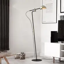 Американский Ретро Классический Лофт Декор Торшеры для гостиной современный светодиодный промышленный черный торшер спальня Бирюзовый торшер