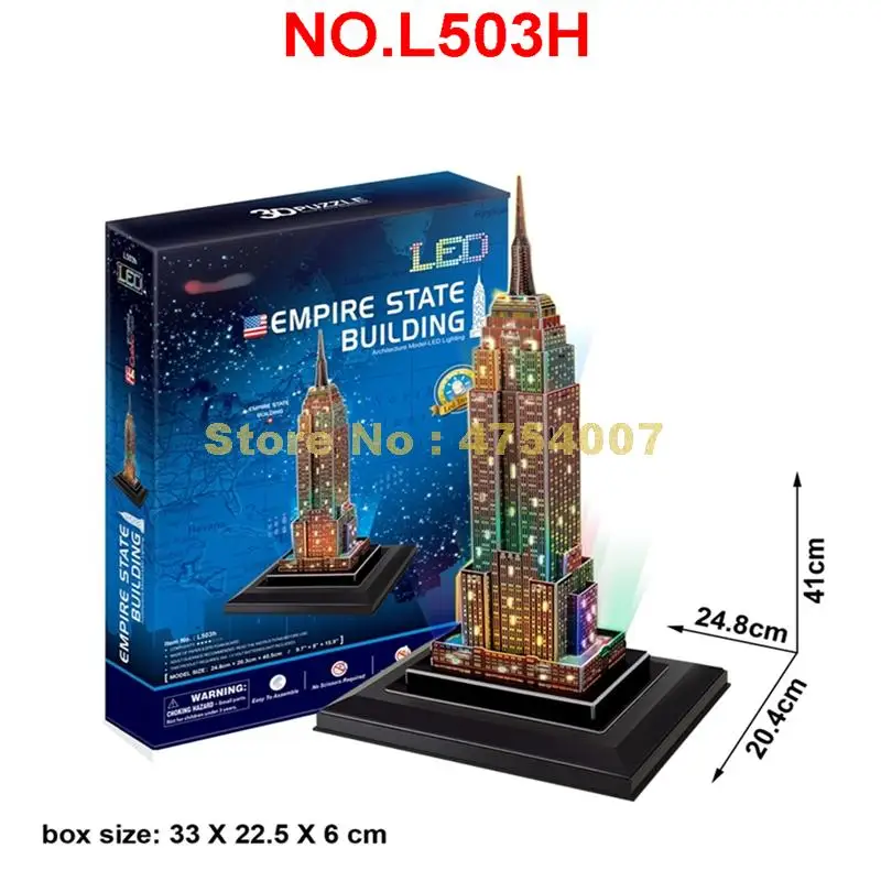 3D-Puzzle World Famous Architecture Empire State Building 