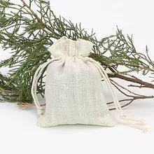 9*12 см ювелирные изделия конфеты шнурок мешок золотой шелк Льняная сумка для хранения рождественские вечерние подарочные сумки 100 шт