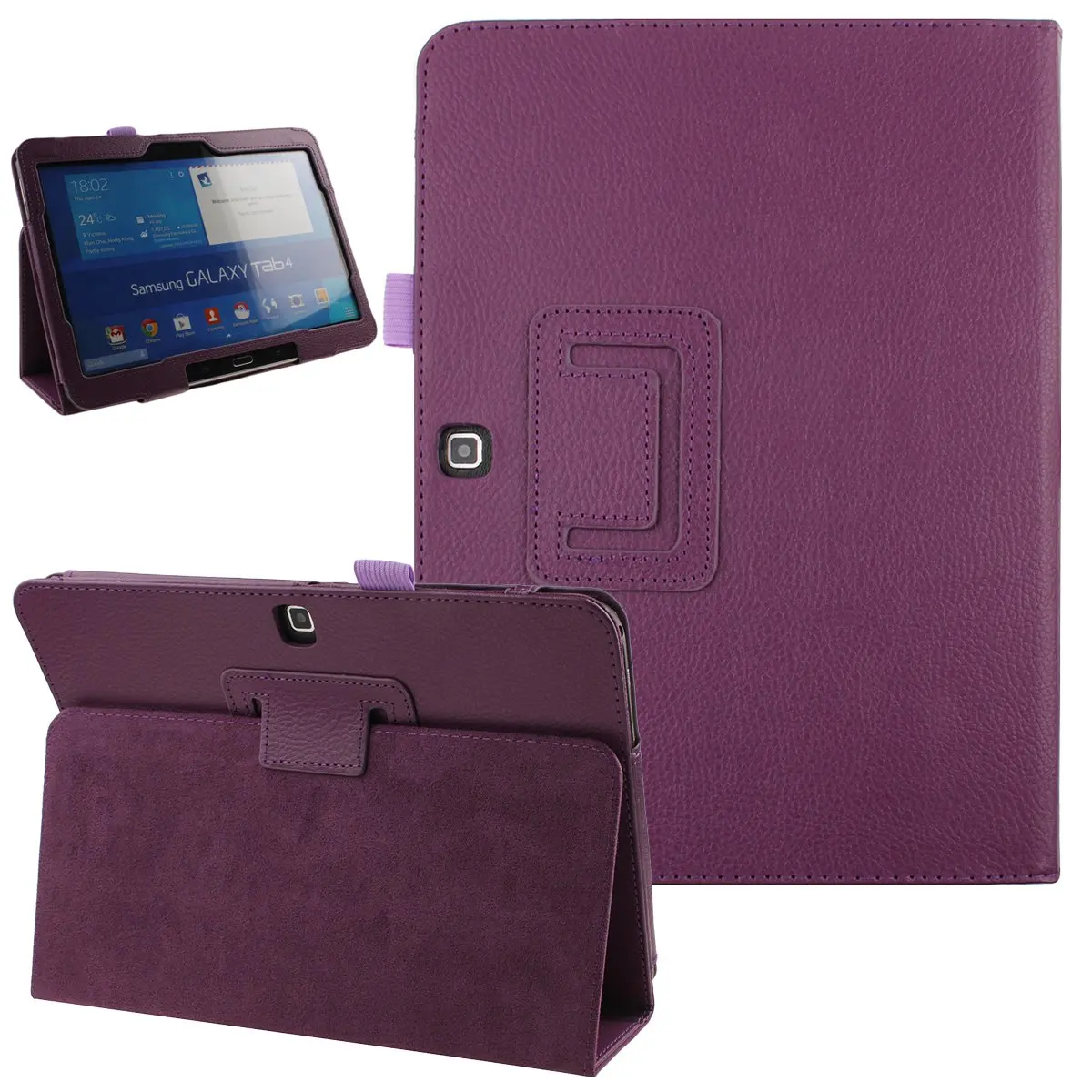 For Samsung Galaxy Tab 4 10.1 Case Foilo Stand PU Leather Cover T530 T531 Tablet Funda Cases | Компьютеры и офис
