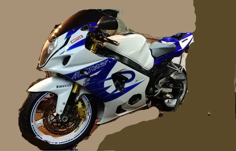 Литьевая форма обтекатель кузова для GSXR1000 2003 2004 GSX R1000 K3 03 04 GSXR 1000 белый комплект