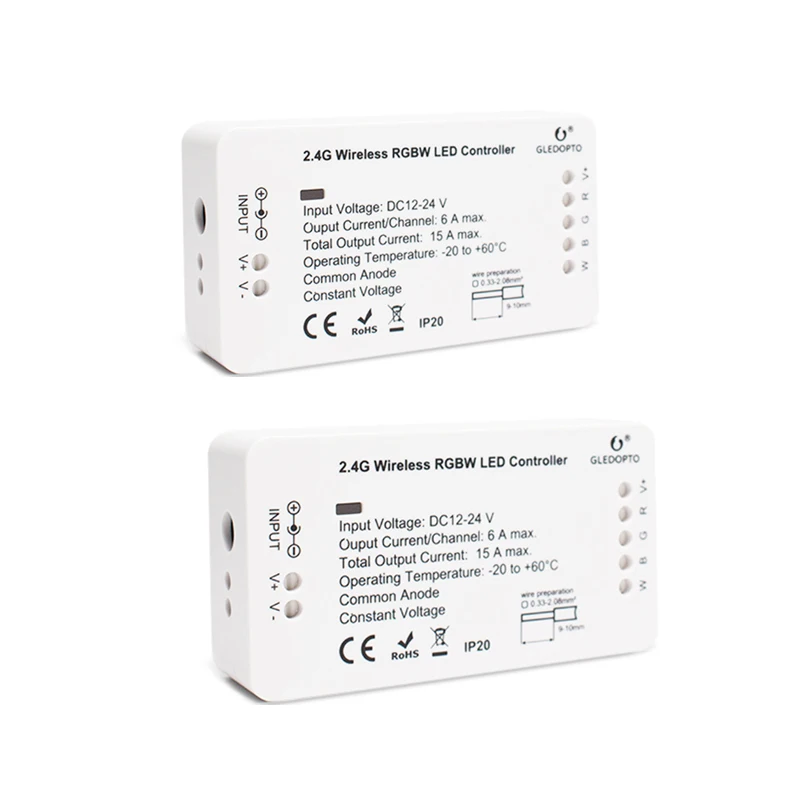 2pcs DC12-24V RGB+ ССТ/rgbw Zigbee умный светодиодный полосы Управление; голос Управление работать с эхо плюс smartThings ZIGBEE 3,0 концентратор - Комплект: 2pcs