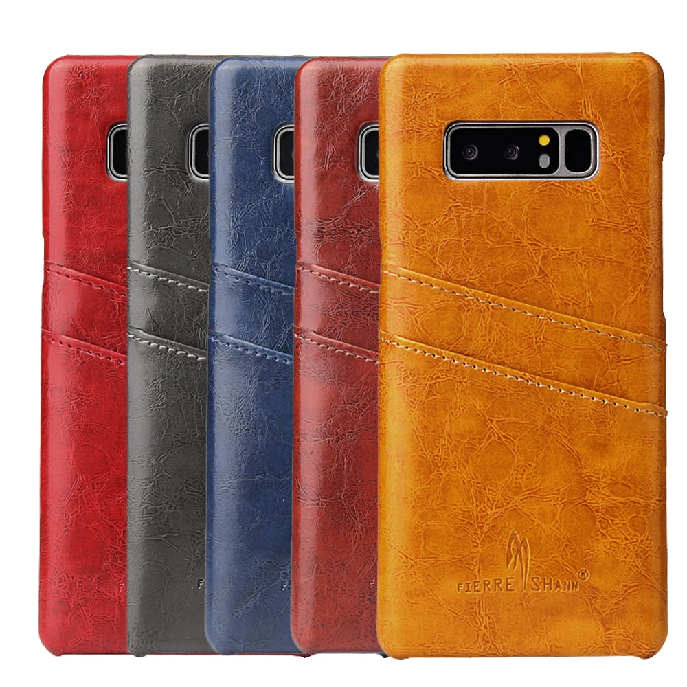 Ретро PU кожаный чехол для телефона samsung Galaxy Note 8 Слот для карт защитный чехол бизнес