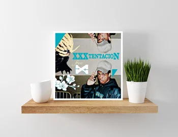 

Xxxtentacion Music ALBUM Cover Poster Canvas Print Home Decor Wall Art Decor No Frame