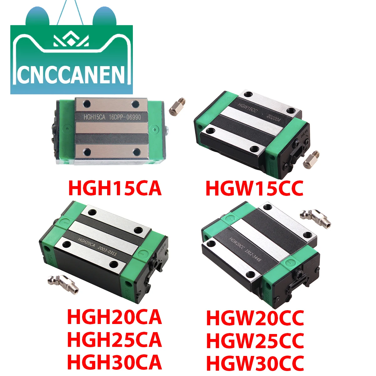 HGH15CA HGW15CC HGH20CA HGW20CC HGH25CA HGW25CC HGH30CA HGW30CC Линейный ползун коляска соответствие