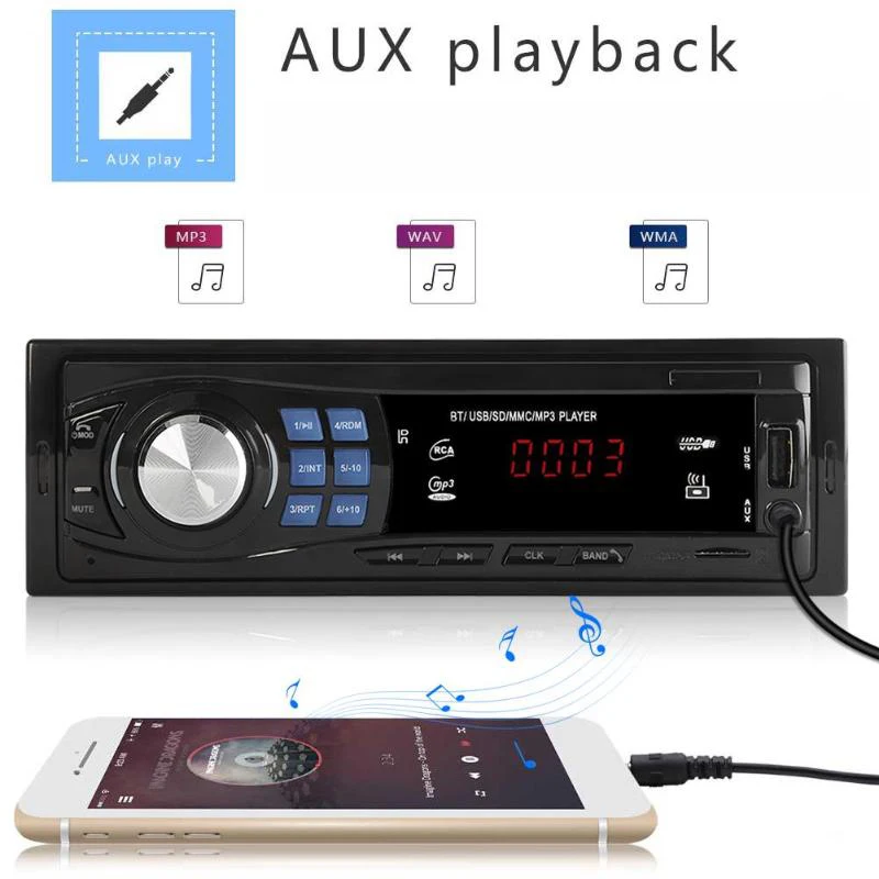 1Din автомобильное радио 8013 Bluetooth Авто Радио стерео MP3 плеер с дистанционным