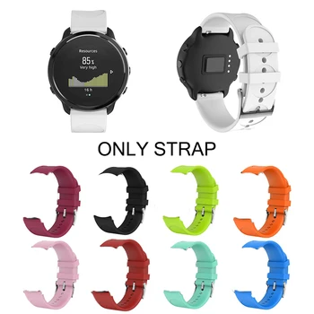 

Suunto 3 Fitness Watch Pedometer Strap Circles Printed Pin Buckled Adjustable Silicone Wristwatch Bands Replacement with Tool