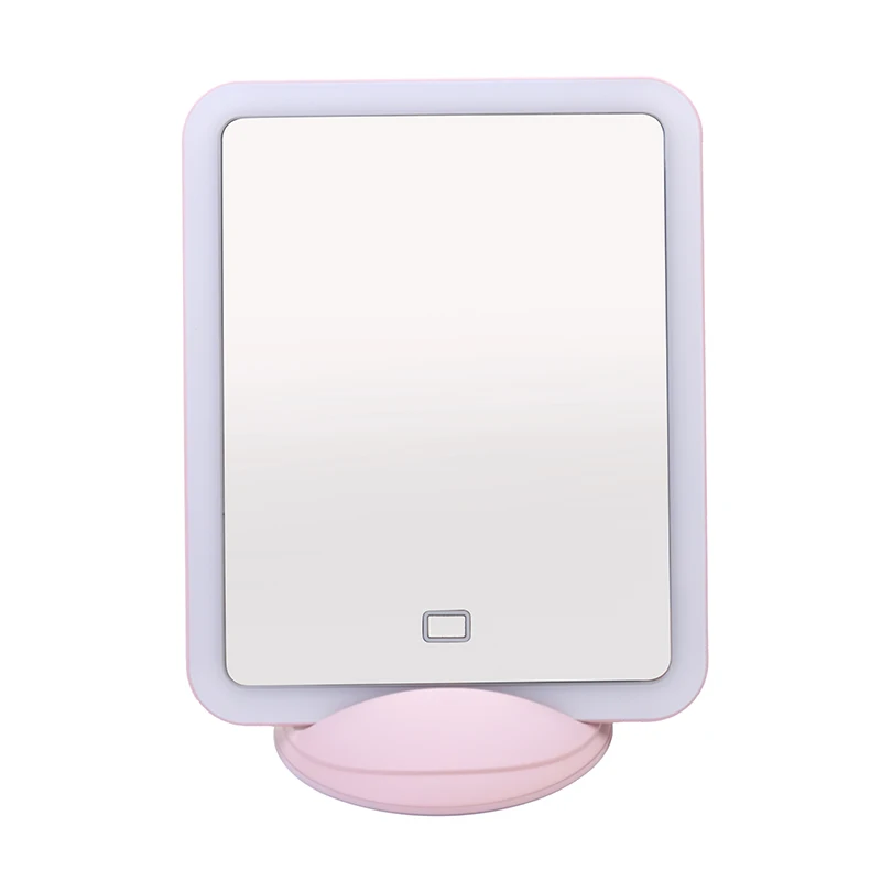 

Protable Touch Screen LED Makeup Cosmetic Mirror Magnetic Desktop Table Stand USB Charge Night Light Lamp Lighted Vanity Mirror