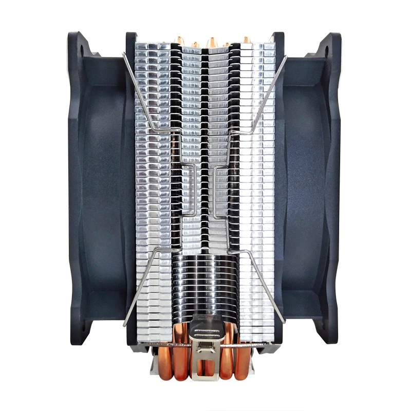 Снеговик 6 тепловых трубок Процессор кулер RGB 120 мм ШИМ 4Pin для Intel LGA1200 775 1150 1151 1155 2011