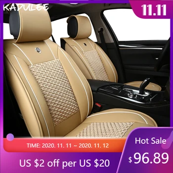 

KADULEE ice silk car seat covers for fiat grande punto suzuki jimny volvo vw golf 3 4 5 mazda cx-5 opel meriva car accessories
