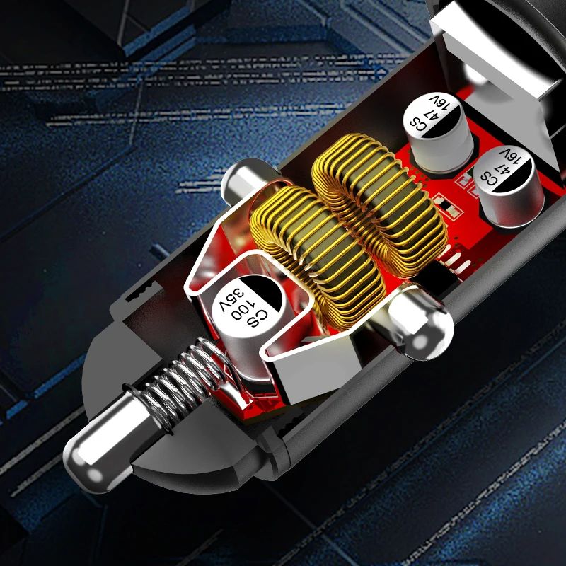 36 Вт мини металлический быстрый QC 4,0 3,0 USB адаптер usb телефон автомобильное зарядное устройство для iPhone для huawei для xiaomi для anker для samsung s10