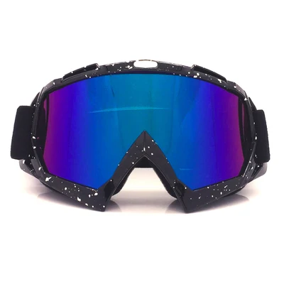 New Arrival The Most Popular Detachable Modular Mask Glasses And Mouth Filter For Motorcycle Helmet Goggle Mask - Color: 1