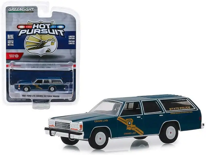 GL 1:64 1987 Ford LTD Корона Виктория вагон сплав модель автомобиля литье под давлением