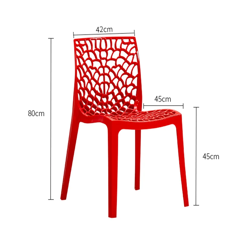 Скандинавские INS пластиковый ресторанный стул, ресторанное офисное собрание, пластиковый стул для дома, спальни, обучающий полый пластиковый стул