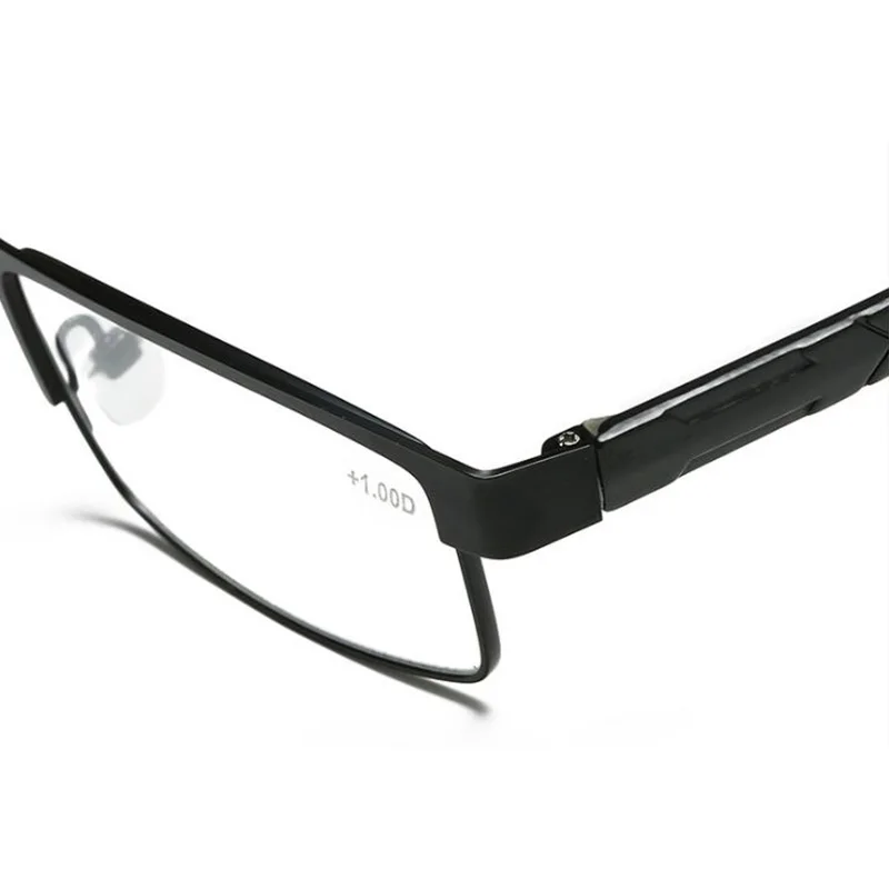RBENN металлический каркас мужские очки для чтения винтажные бизнес очки при дальнозоркости мужские очки для чтения+ 1,25 1,75 2,75 3,75 5,0 6,0
