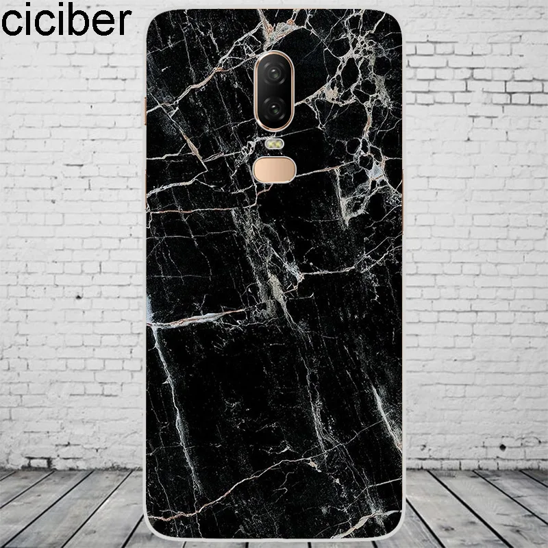 Цветной чехол под мрамор для Oneplus 7 7T Pro 6 6T 5 T чехлы телефонов 1 + оболочка мягкий