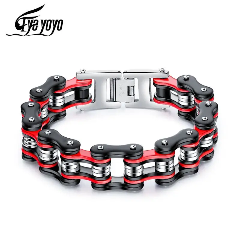 Модный трендовый браслет EyeYoYo из титановой стали для мотоцикла и велосипеда
