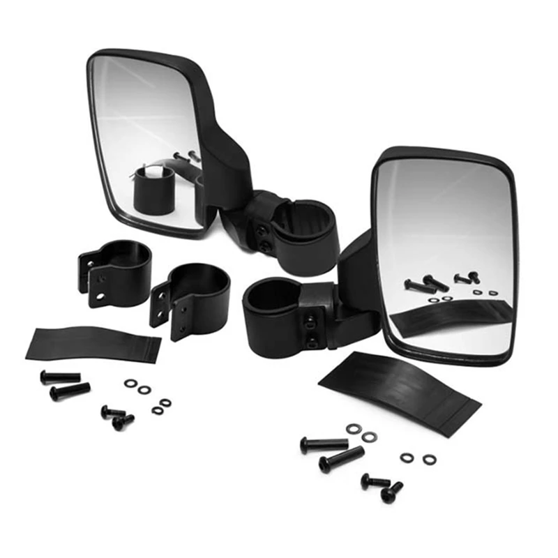 UTV All Terrain ATV Sub Mirror-черное зеркало заднего вида противоударное боковое зеркало аксессуары W/1,7" 2" рулонные клетки